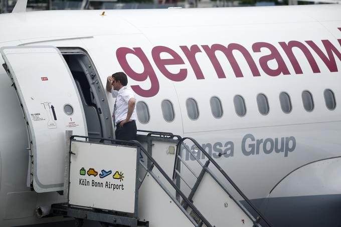 Lufthansa ima v svoji lasti tudi nizkocenovnega prevoznika Germanwings. | Foto: Reuters