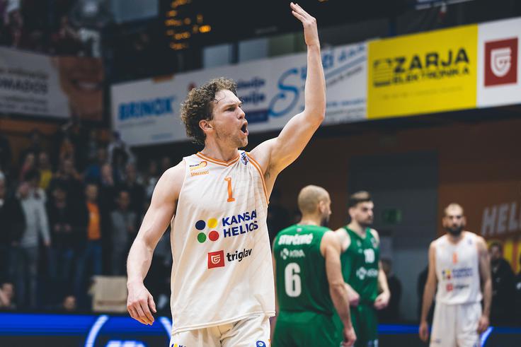 Austin Luke je poskusil s polaganjem za zmago, a bil za las neuspešen. | Foto: Grega Valančič/Sportida