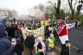 Manchester United, protest