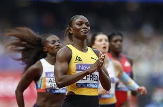 Julien Alfred zaradi poškodbe ob tri mitinge diamantne lige