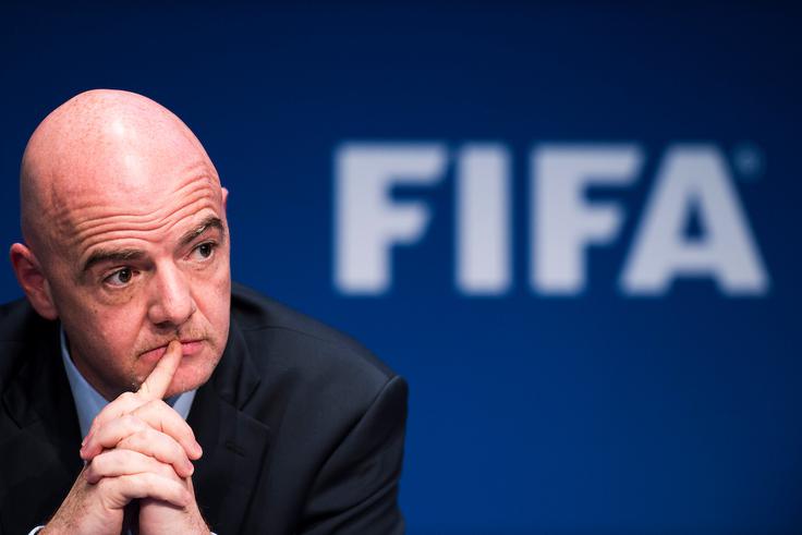 Gianni Infantino še noče komentirati dogodkov, vezanih na krizo v Katarju. | Foto: Sportida