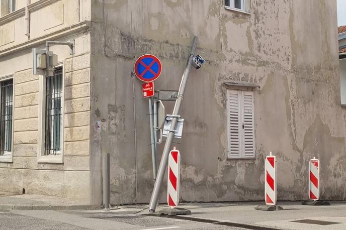 Radar Solkan | Radarja sta bila postavljena na Cesti IX. Korpusa. | Foto Mestna občina Nova Gorica/FB
