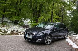 Peugeot 308 SW 1.6 BlueHDi avt. – družinska kombinacija varčnosti in razkošja prostora ter udobja