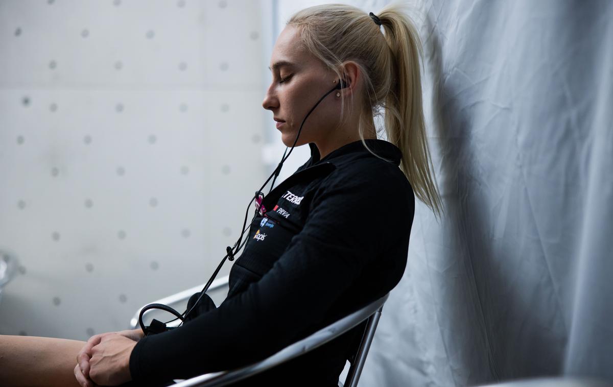 Janja Garnbret Koper 2024 | Janja Garnbret je v zapisu opozorila na pomembnost počitka in skrbi za mentalno zdravje. | Foto Grega Valančič