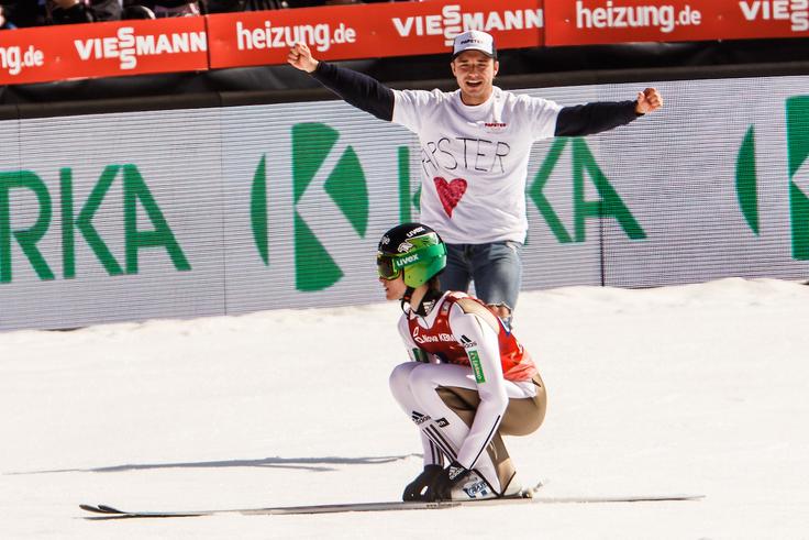 Žiga Papež Peter Prevc | Foto: Grega Valančič/Sportida