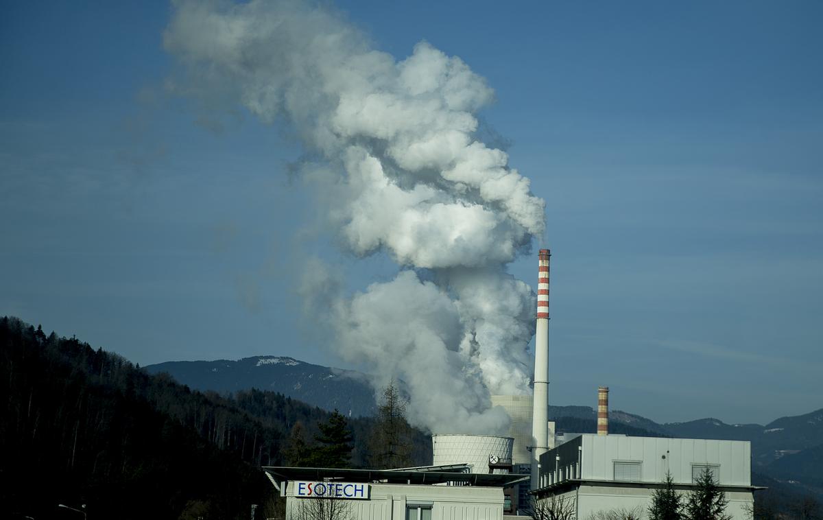 Termoelektrarna Šoštanj Velenje Teš6 teš rdeča luč premogovnik | Foto Ana Kovač