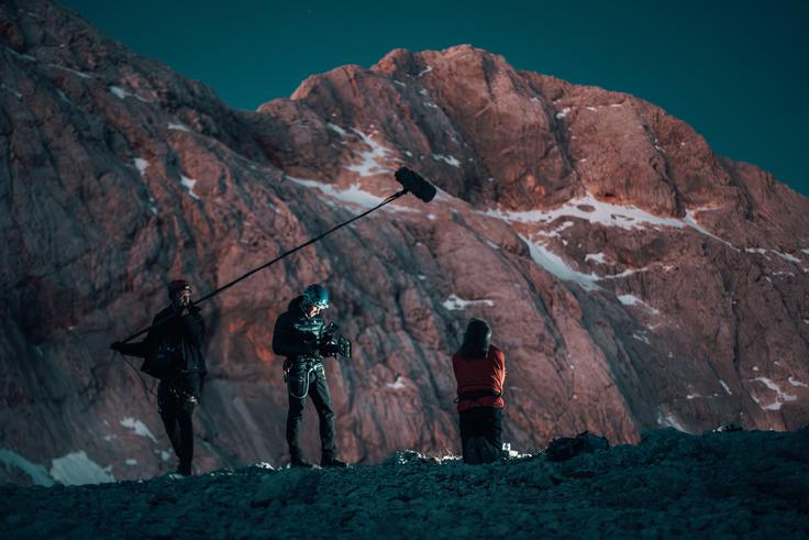 Dare Vidic in snemalna ekipa. | Foto: arhiv Vizualist