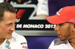 Bo Hamilton to nedeljo presegel njegovo veličanstvo Michaela Schumacherja?