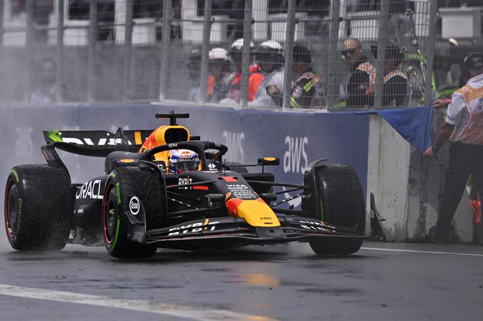 Montreal Max Verstappen Red Bull | Max Verstappen si v Montrealu ni želel dežja, pa ga je dobil že na prvem treningu. | Foto Reuters