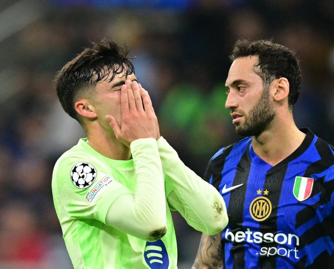 Razočaranje Pedrija po eni izmed zapravljenih priložnosti Barcelone. | Foto: Reuters