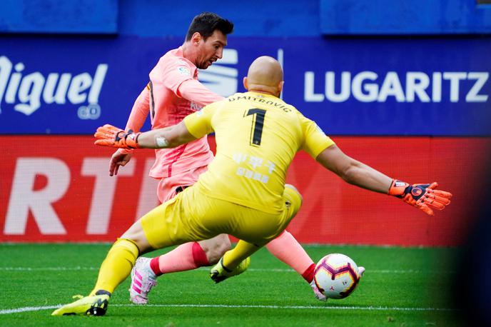 Lionel Messi Barcelona | Lionel Messi je na zadnji tekmi letošnjega španskega prvenstva dosegel še 35. in 36. gol v sezoni. | Foto Reuters