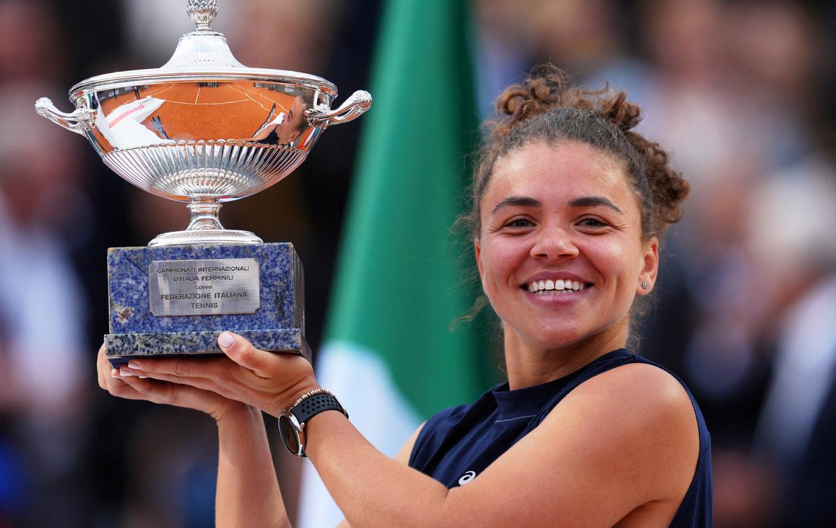 Jasmine Paolini | Jasmine Paolini je prekinila dolgo italijansko sušo na mastersu v Rimu. | Foto Reuters