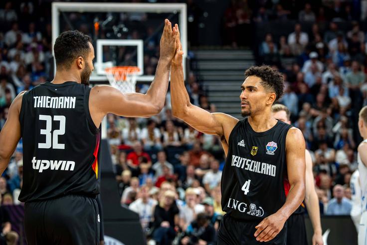 Nemci so Slovenijo dvakrat ugnali v pripravah na evropsko prvenstvo. | Foto: Guliverimage