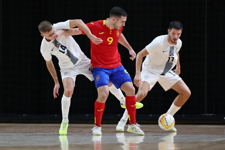 Slovenija je leta 2023 v kvalifikacijah za svetovno prvenstvo remizirala s Španijo. | Foto: Aleš Fevžer
