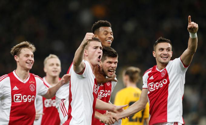 Ajax je v ligi prvakov izločil Real in Juventus, nato pa nesrečno izpadel proti Tottenhamu. | Foto: Reuters