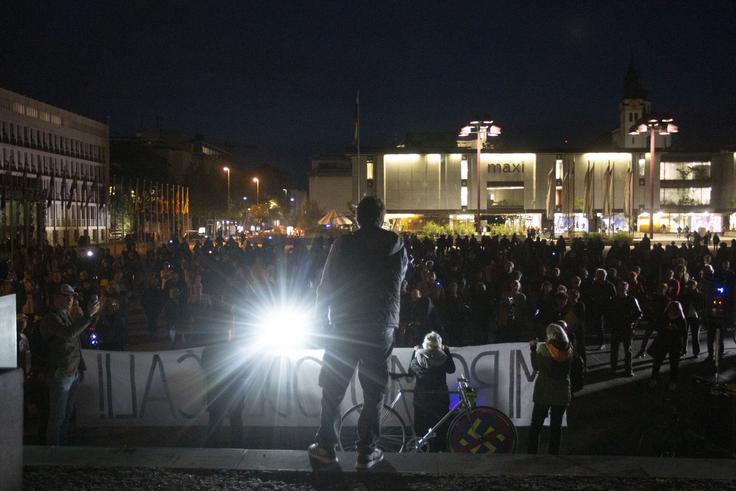 Protest kolesarjev 1. oktober 2021. | Foto: Bojan Puhek