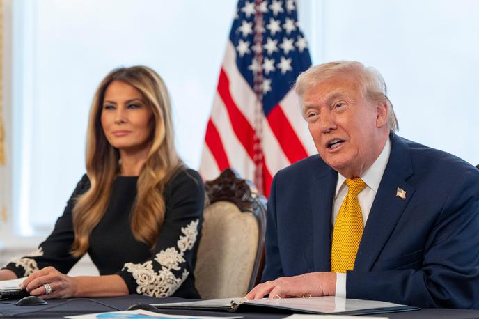 Donald in Melania Trump | Melania Trump skuša pomiriti ameriško javnost, ki je razburjena zaradi uboja dveh ameriških državljanov. | Foto Guliverimage