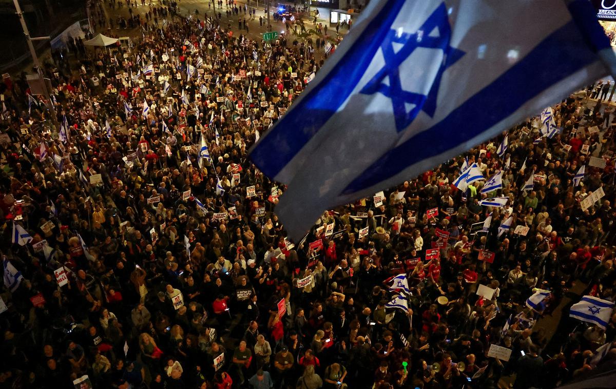 protesti v Izraelu | Foto Reuters