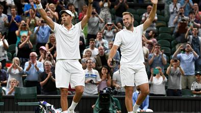 Najprej sta se v Wimbledonu veselila Američana, nato še Čehinji