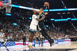 Spurs povozili Minnesoto in si priigrali zaključno žogo za napredovanje