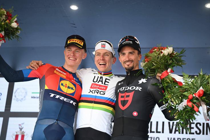 Zaradi danskega najstnika Philipsena sta se Pogačar in Alaphilippe počutila stara. | Foto: Guliverimage