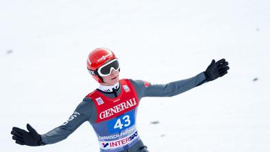 Nemški skakalni up se vrača, vendar ne v svetovni pokal