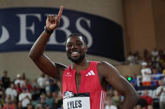 Lyles se je zmagovito vrnil na diamantni ligi v Monaku