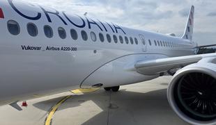 Croatia Airlines predstavil Airbus A220 in poudaril pomen slovenskega trga