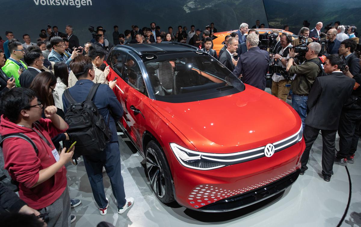 Volkswagen ID roomz | Volkswagen je pred kitajsko javnostjo razkril svoj največji električni SUV prihodnosti. | Foto Volkswagen