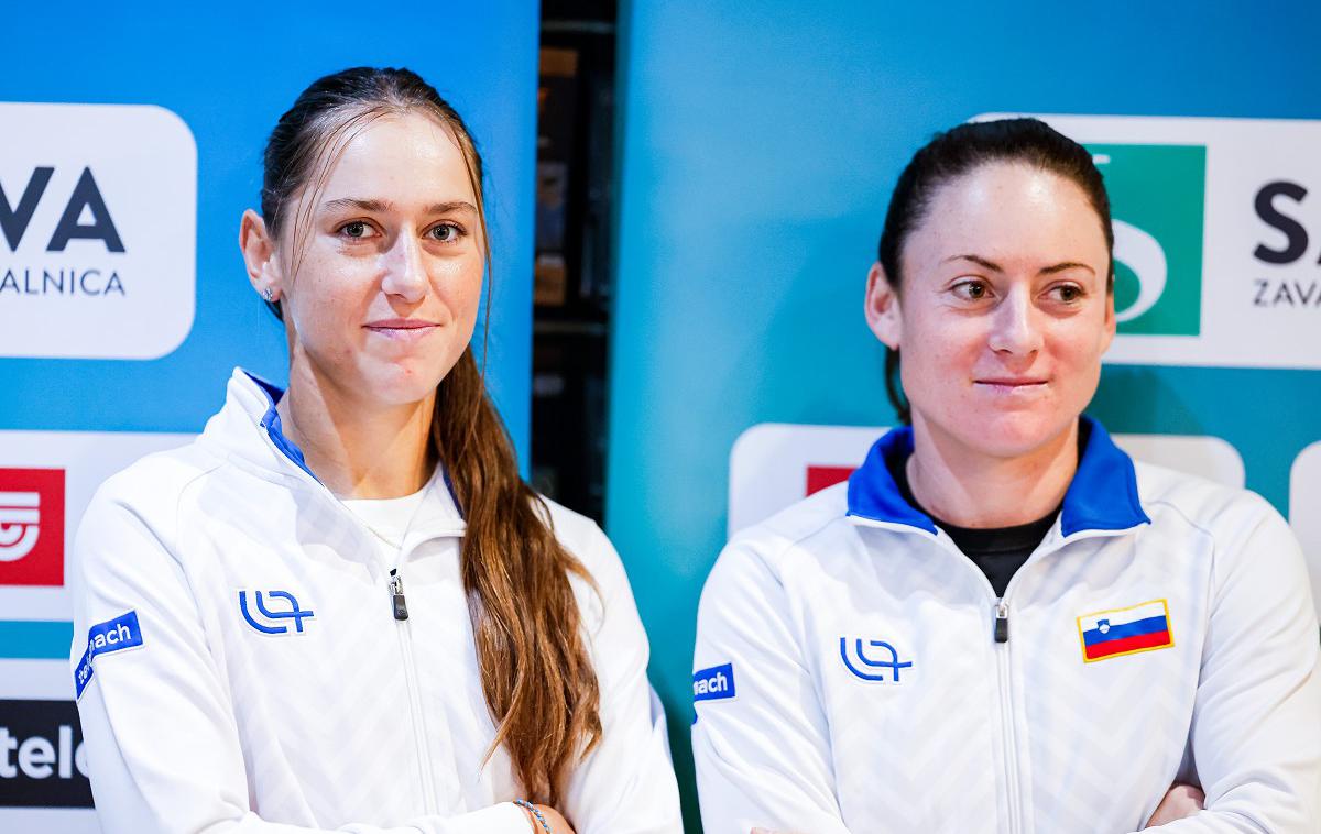 Kaja Juvan, Tamara Zidanšek | Tamara Zidanšek in Kaja Juvan bosta imeli pomembno vlogo v Indiji. | Foto Aleš Fevžer