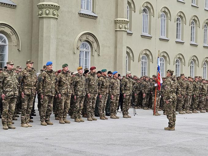 Slovesnost ob preoblikovanju Centra vojaških šol v Poveljstvo za doktrino, razvoj, izobraževanje in usposabljanje | Foto: STA