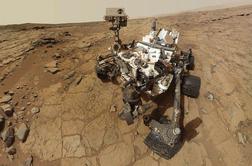 Nasin Curiosity prvič zavrtal v skalo na Marsu