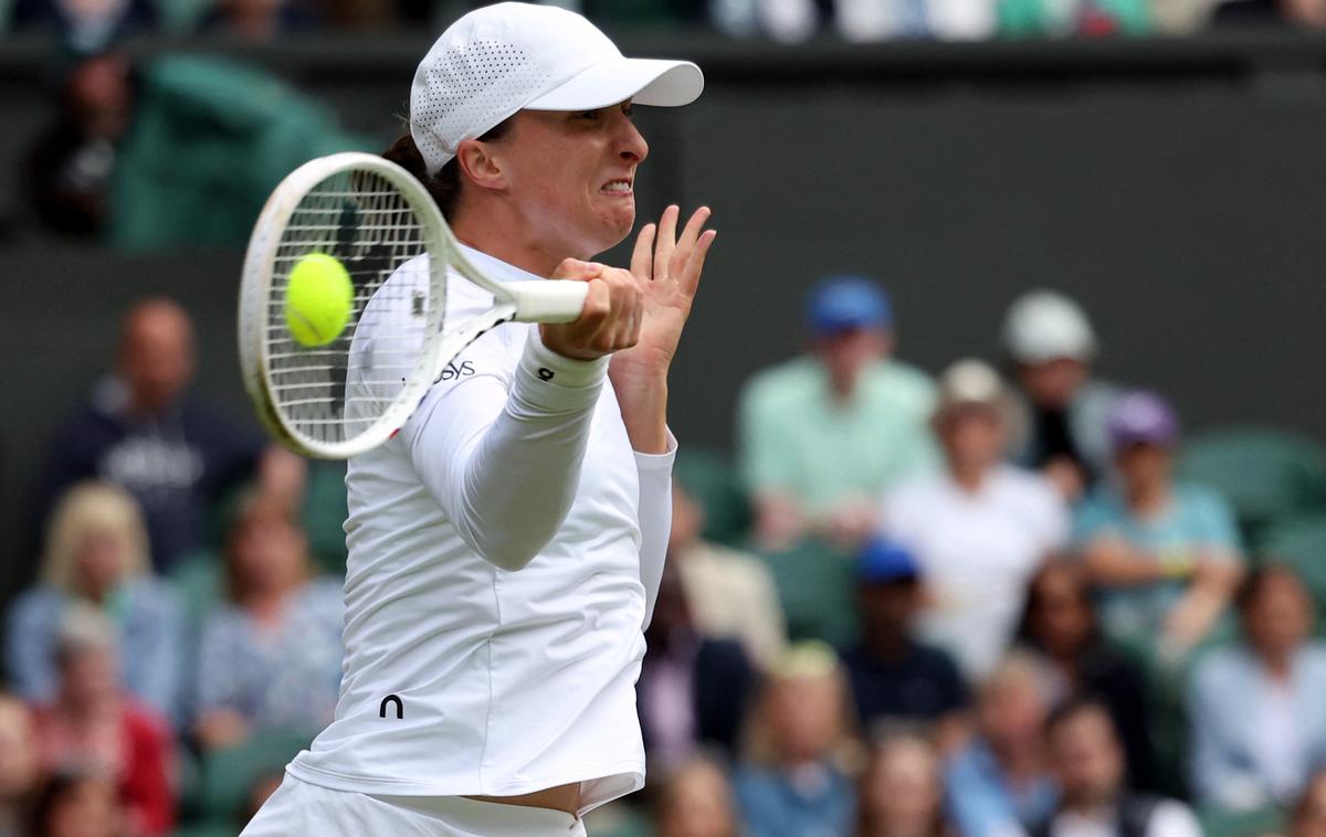 Wimbledon  Iga Swiatek |  Iga Swiatek je v tretji krog napredovala brez izgubljenega niza. | Foto Reuters