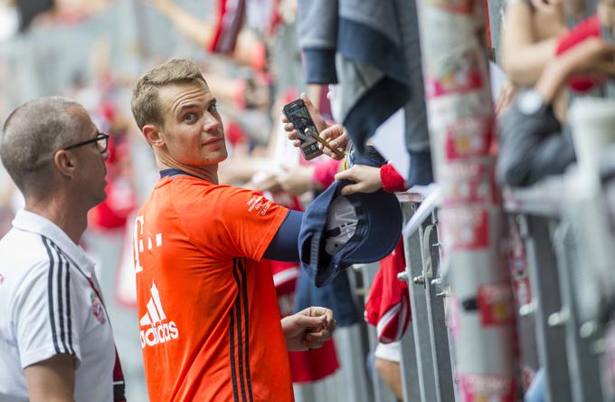 Vratar nemške reprezentance in Bayerna Manuel Neuer je bil v tej sezoni premagan le enkrat. | Foto: Guliverimage/Getty Images