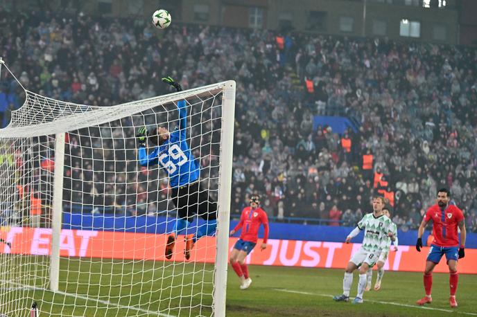 Borac NK Olimpija Matevž Vidovšek | Matevž Vidovšek se je v drugem polčasu izkazal z dvema izvrstnima obrambama. | Foto Guliverimage