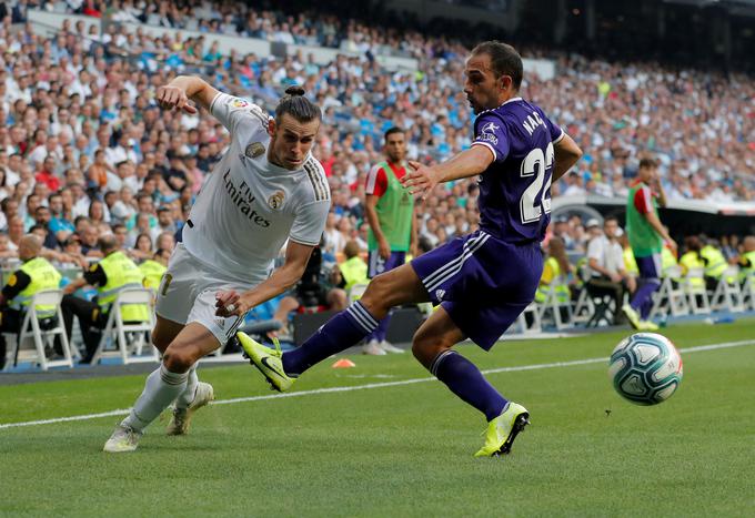 Madridčani, pri katerih je od prve minute zaigral Valižan Gareth Bale, so remizirali z Valladolidom. | Foto: Reuters