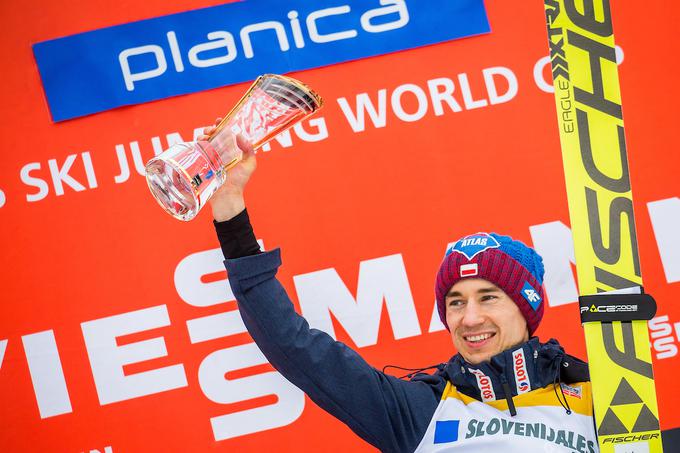 Kamil Stoch bo v nedeljo prejel veliki kristalni globus. | Foto: Žiga Zupan/Sportida