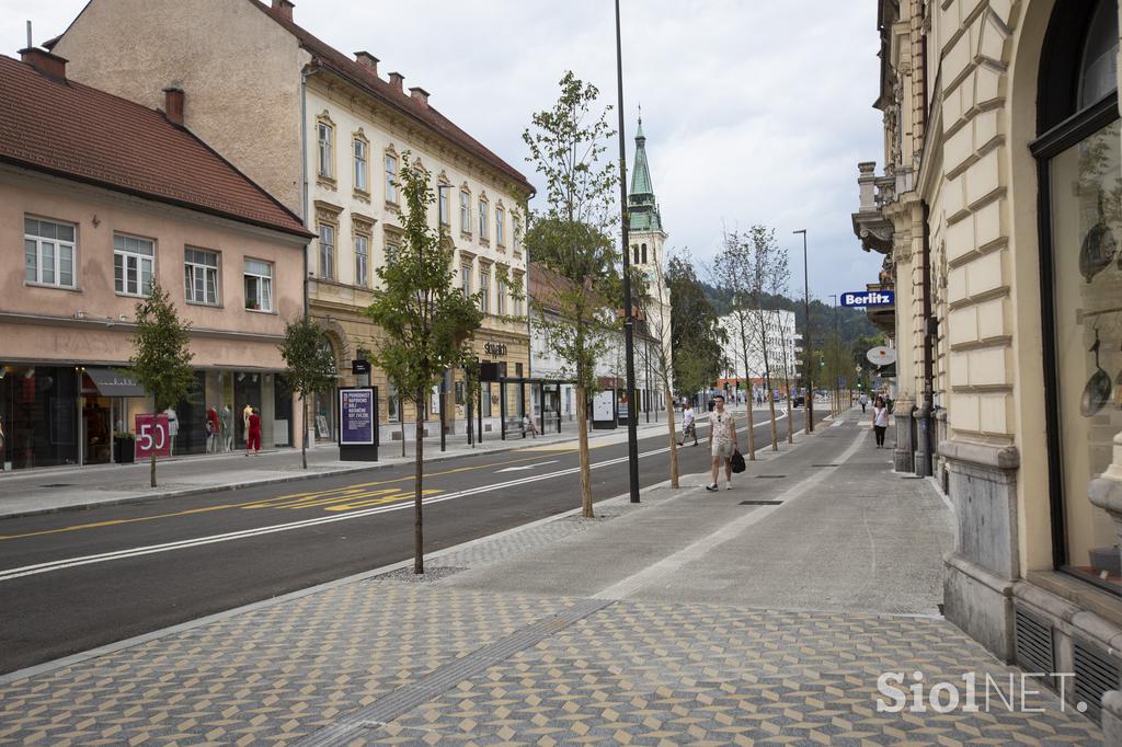 Otvoritev Gosposvetske ceste v Ljubljani.