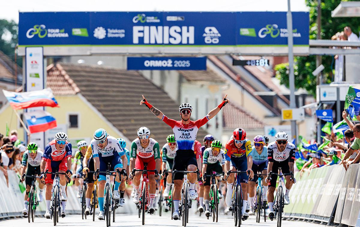 Dylan Groenewegen, Po Sloveniji, tretja etapa | Dylan Groenewegen je s sedmo zmago na dirki Po Sloveniji izenačil rekord Boštjana Mervarja. | Foto Sportida