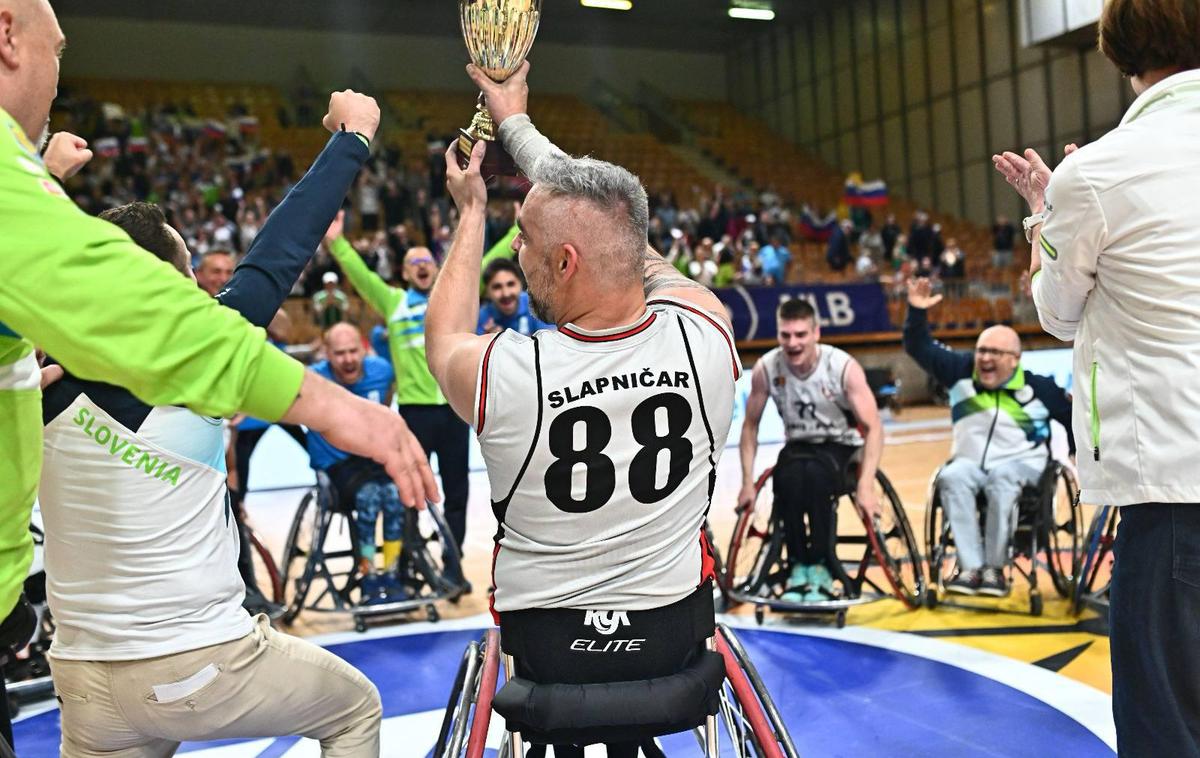 košarka na vozičkih | Milan Slapničar ter njegovi soigralci Robi Bojanec, David Škorjanc in Haris Kuduzović so na SP popeljali Slovenijo do 12. mesta. | Foto Drago Perko