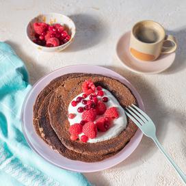 Herbalife  Chocolate pancakes ricotta berries