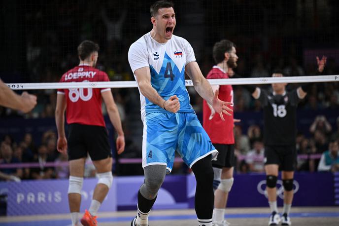 slovenska odbojkarska reprezentanca : Kanada, olimpijske igre, Pariz, Jan Kozamernik | Foto Reuters