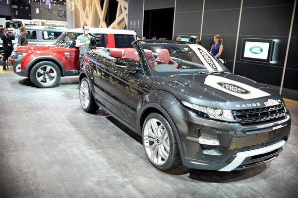 Land Rover na avtosalonu Ženeva 2012
