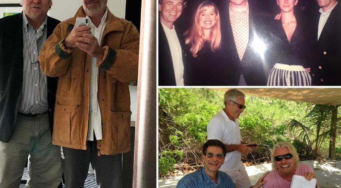 V javnosti zaokrožile nove fotografije Epsteina in vplivnih osebnosti, vključno s Trumpom