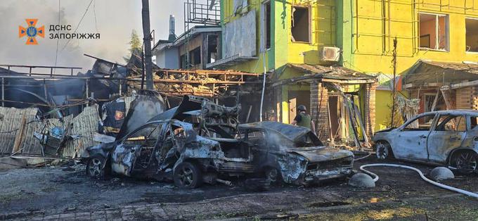 Uničenje po napadu na Vilniansk.  | Foto: Državna služba za nujne primere Ukrajine