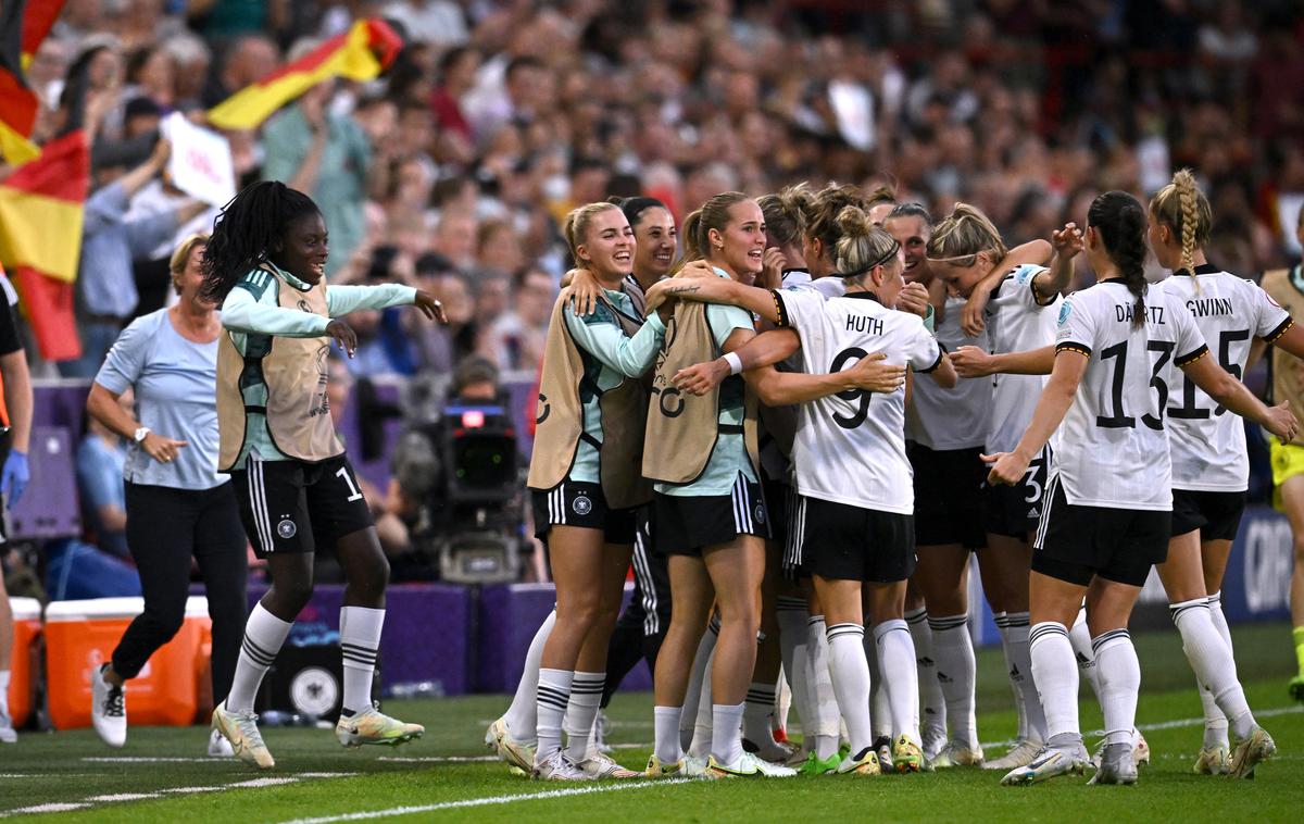 nemške nogometašice | Nemke so v drugem krogu premagale Španke. | Foto Reuters