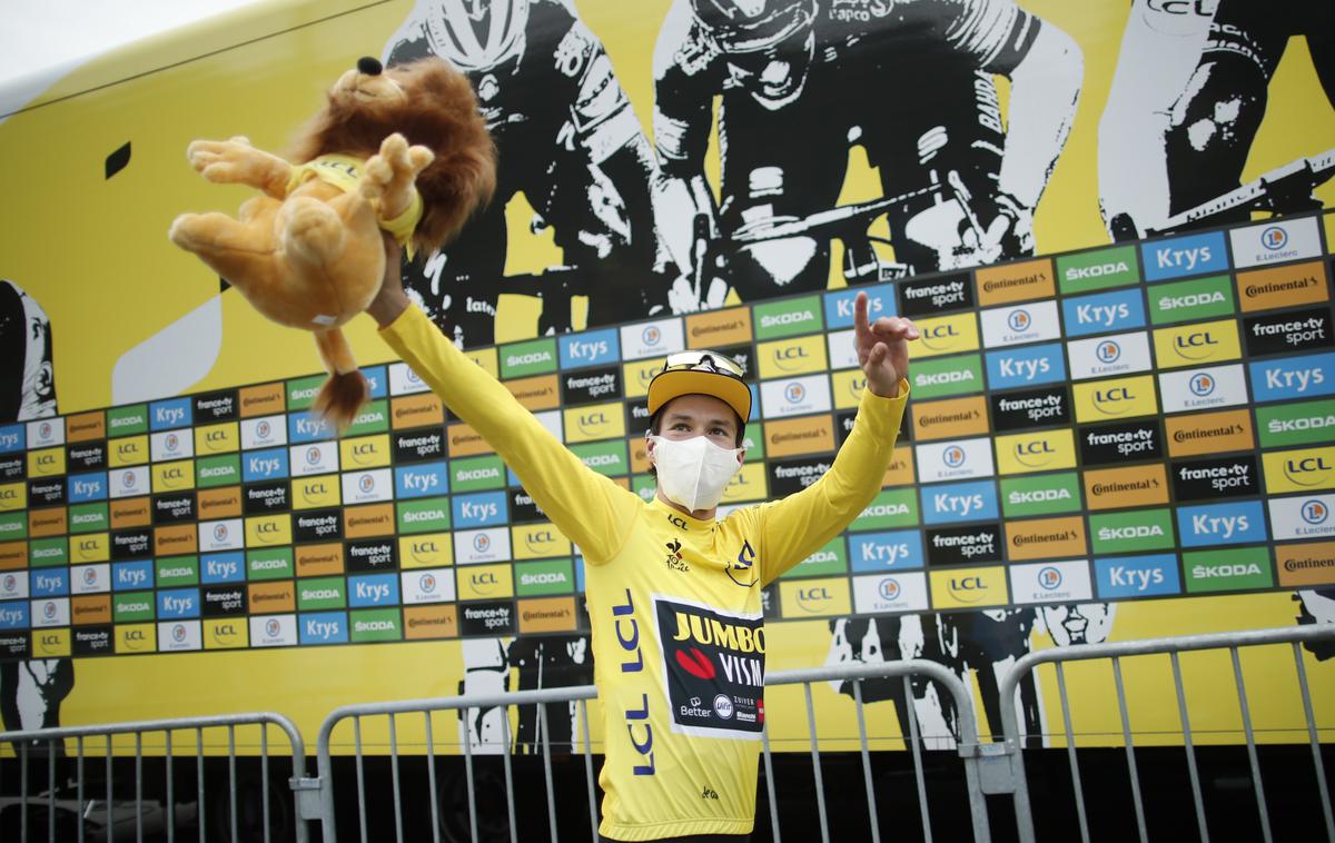 Primož Roglič Tour | Primož Roglič bo prvič v karieri kolesaril v najbolj prestižni rumeni majici na svetu. | Foto Reuters
