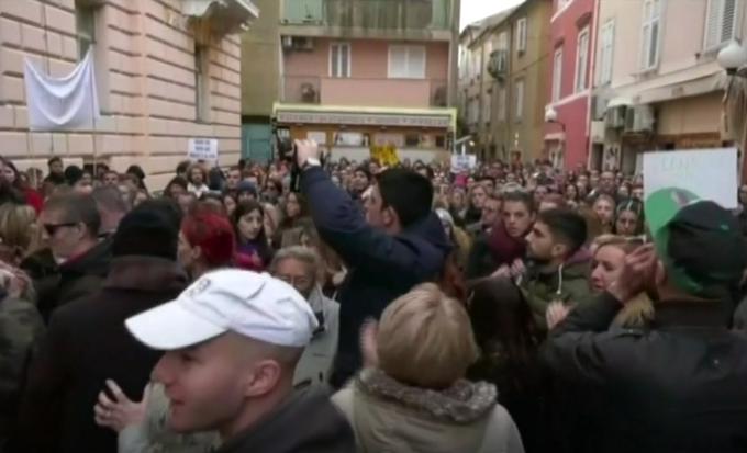 protesti posilstvo Zadar | Foto: Planet TV