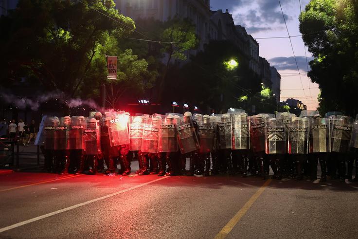 protest, Srbija, Beograd | Foto: Reuters
