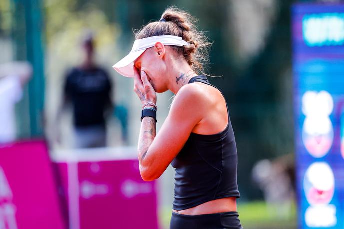 Polona Hercog | Polona Hercog je nastope na domačem turnirju končala v uvodnem krogu. | Foto Aleš Fevžer